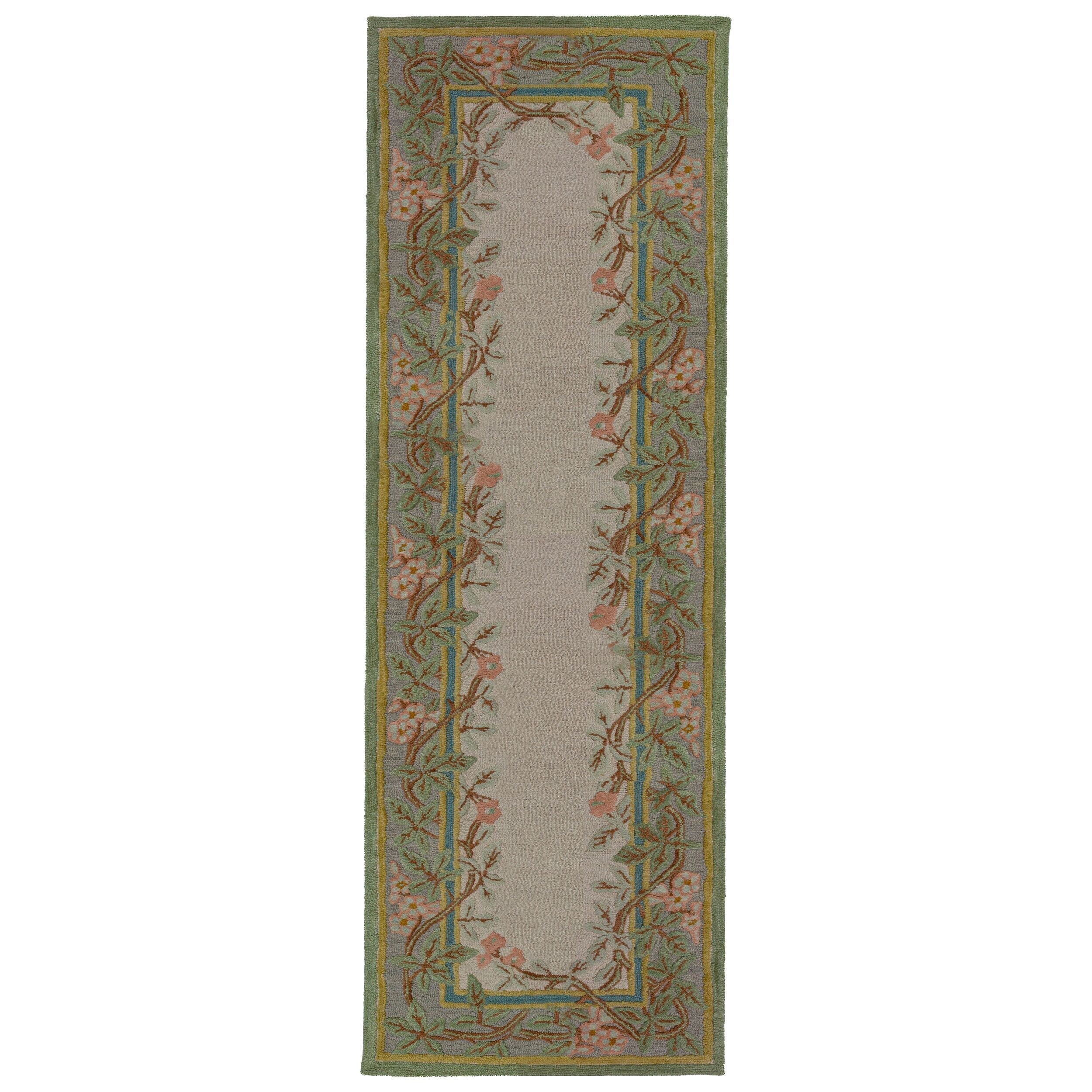 Verona Floral - Tapis En Laine De Couloir
