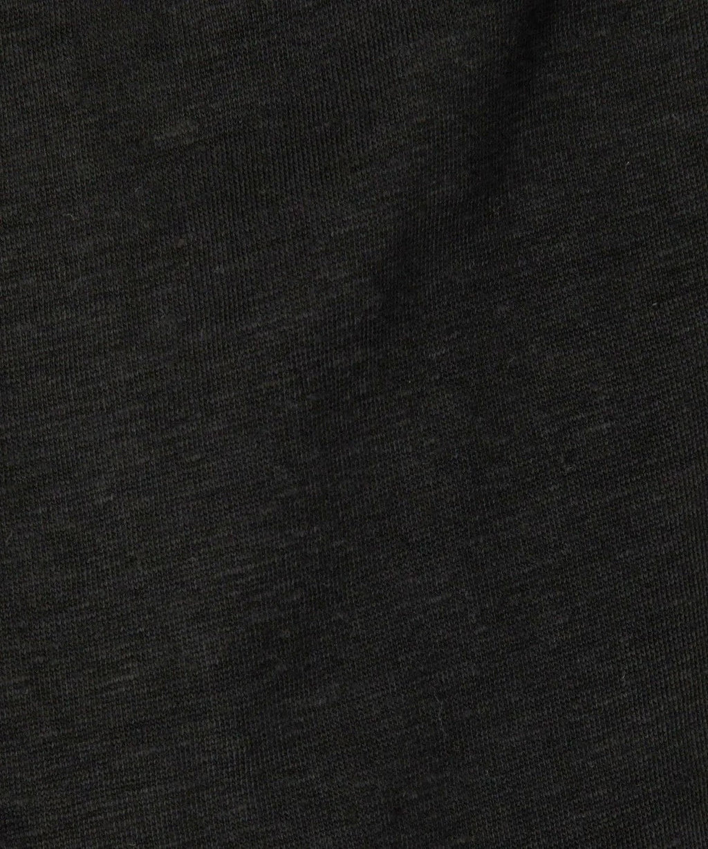 Maillot Court En Lin - Noir - Femme