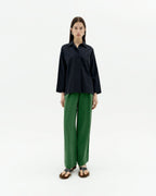 Pantalón verde cupro Cirila sostenible-2