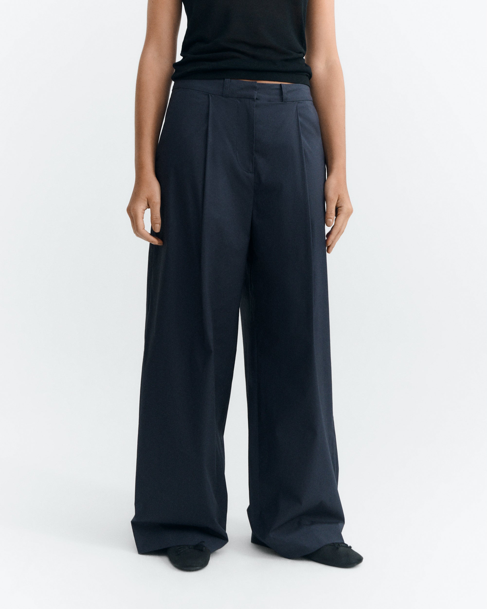 Pantalón wide leg azul Patty sostenible - 2