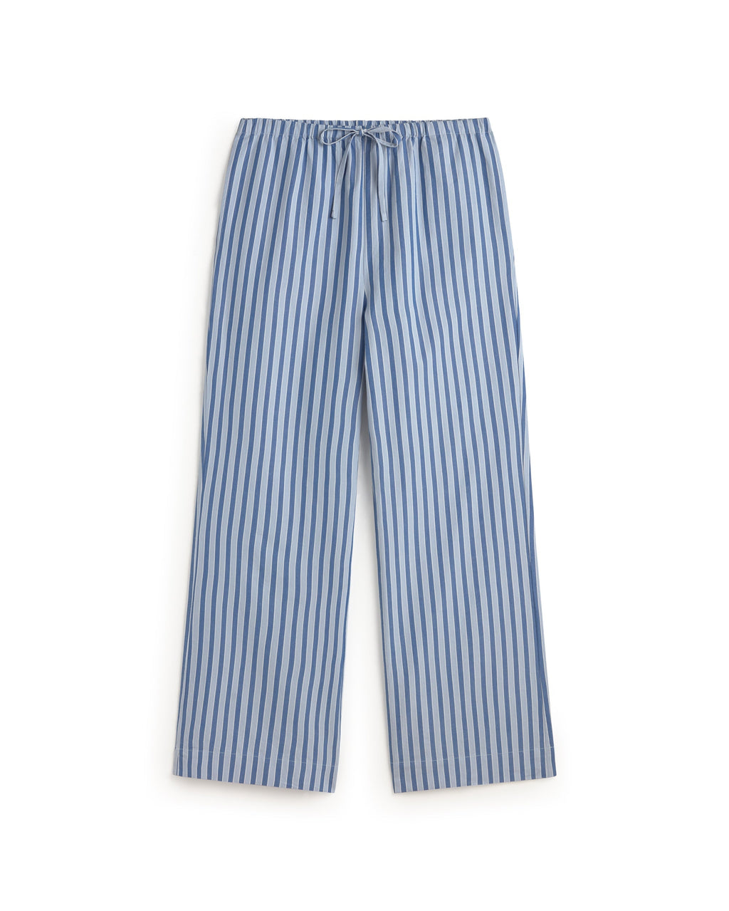 Pantalón relaxed rayas azul Brigitte sostenible silueta - 1