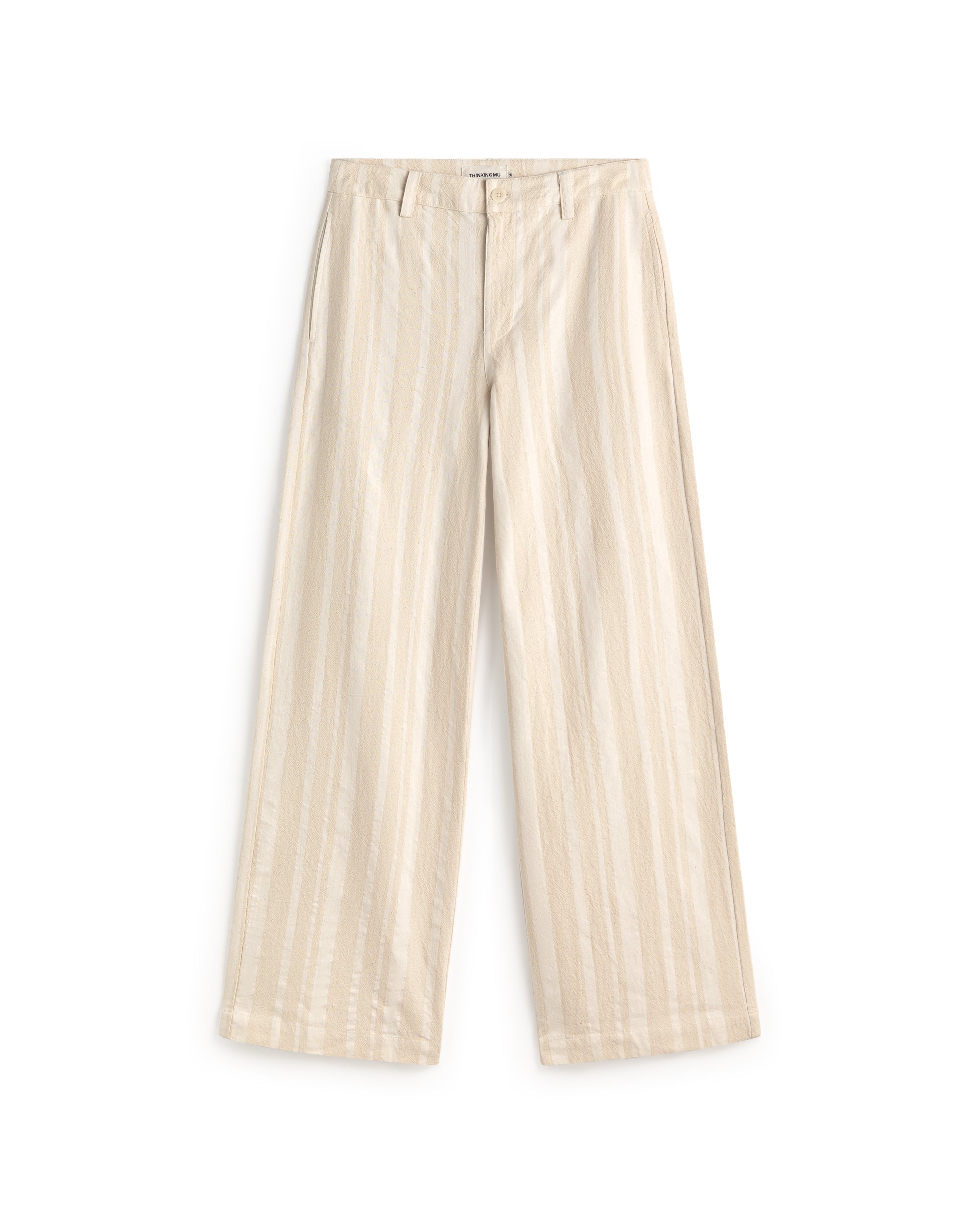 Pantalón recto rayas Serena sostenible silueta - 1
