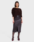Pull Penseeboat chocolat en cachemire_1