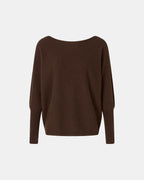Pull Penseeboat chocolat en cachemire_5