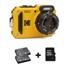 Pack Appareil Photo Numérique Waterproof - Pixpro Wpz2 - 2 Batteries & Carte Micro Sd Offertes- Jaune - Kodak