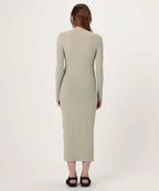 Robe Côtelée Col V - Silt - Femme