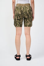 Short Cargo Camouflage Rip Stop - Grès - Femme