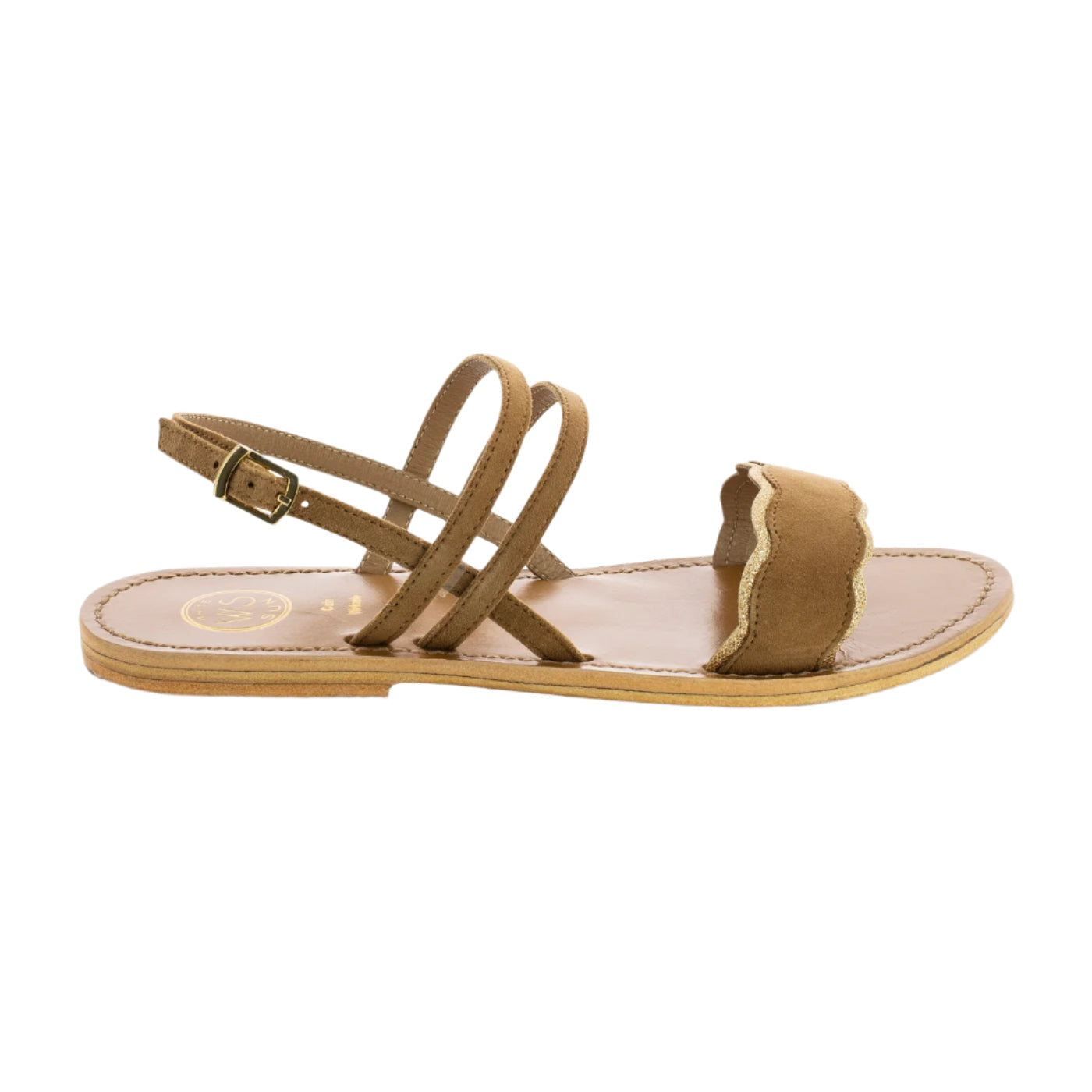 Sandales Bacis - Gold+Camel