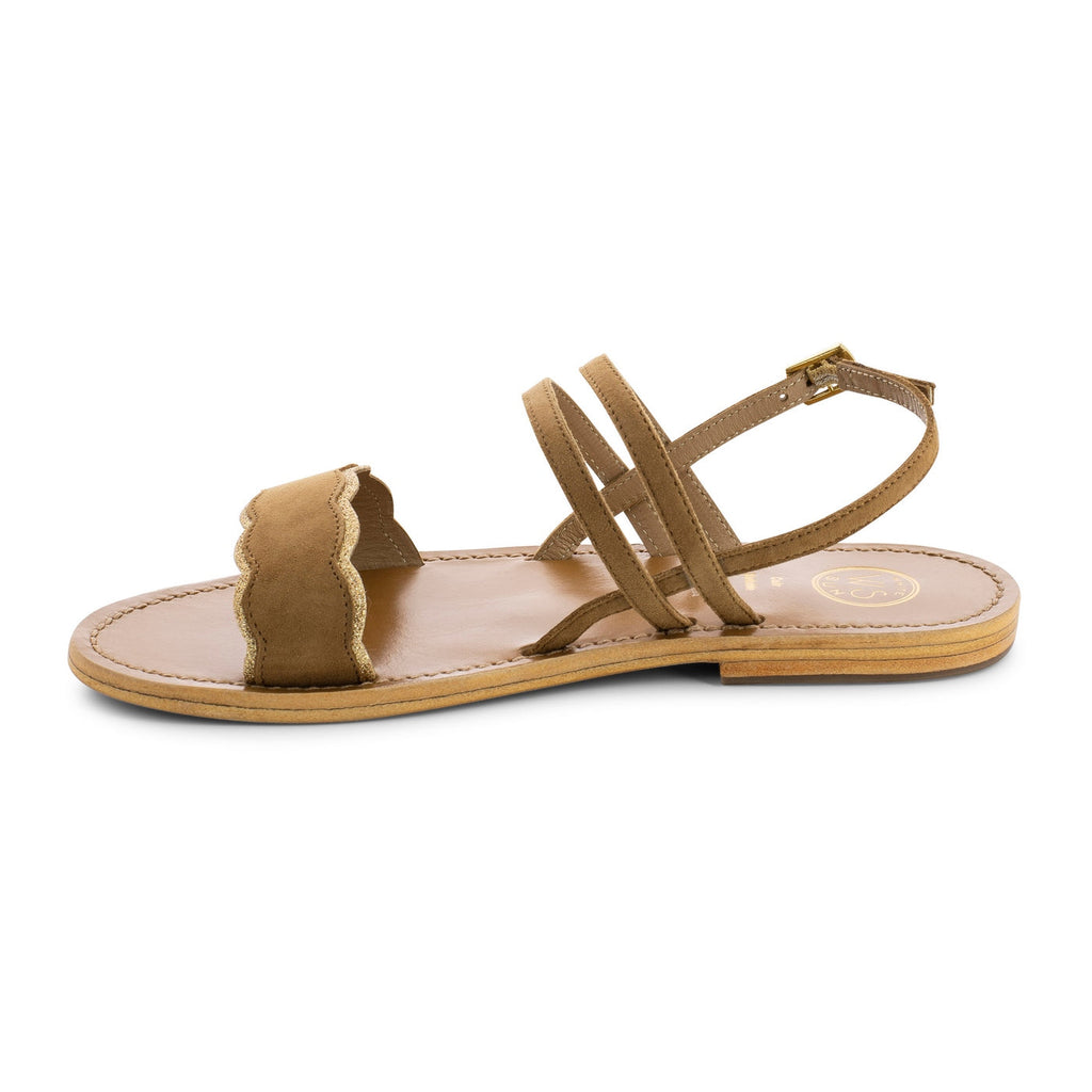 Sandales Bacis - Gold+Camel