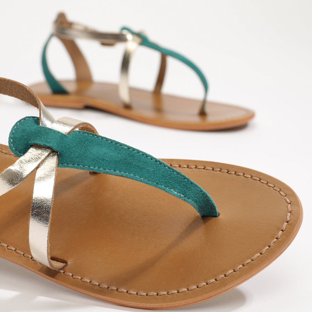 Sandales Scriptura - Vert & Or