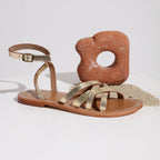 White Sun - Sandales Montgomery - Dark Gold Buff - Dark Gold