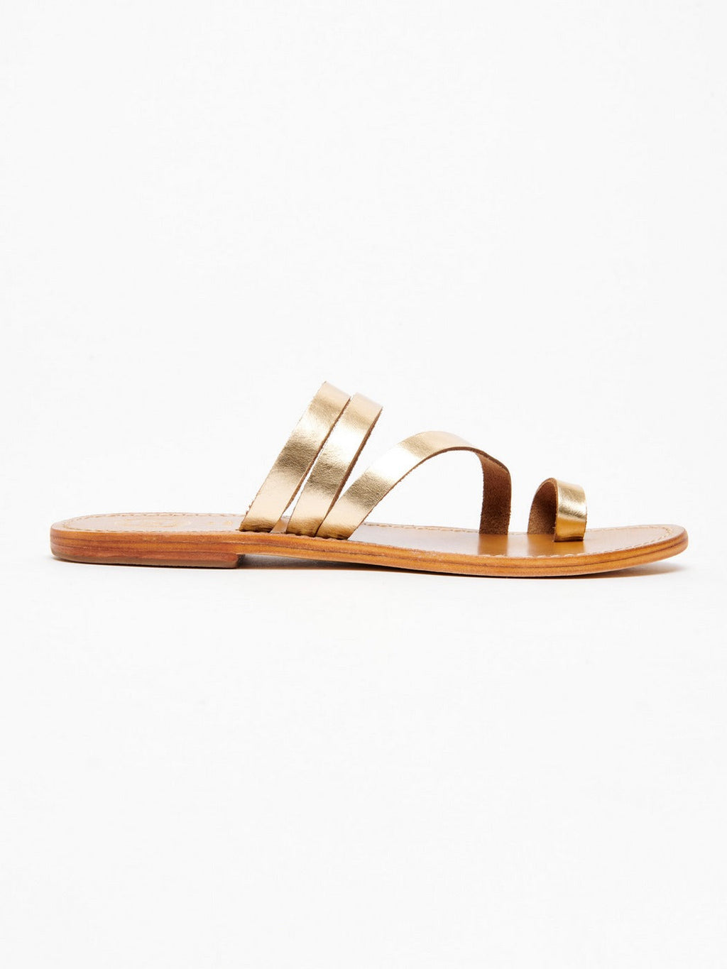 Mules Viagem - Dark Gold Buff - Doré
