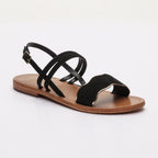 Sandales Bacis - Noir & Or