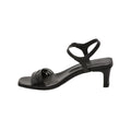 White Sun - Sandales Talon Abey - Black Sheep Nappa - Black