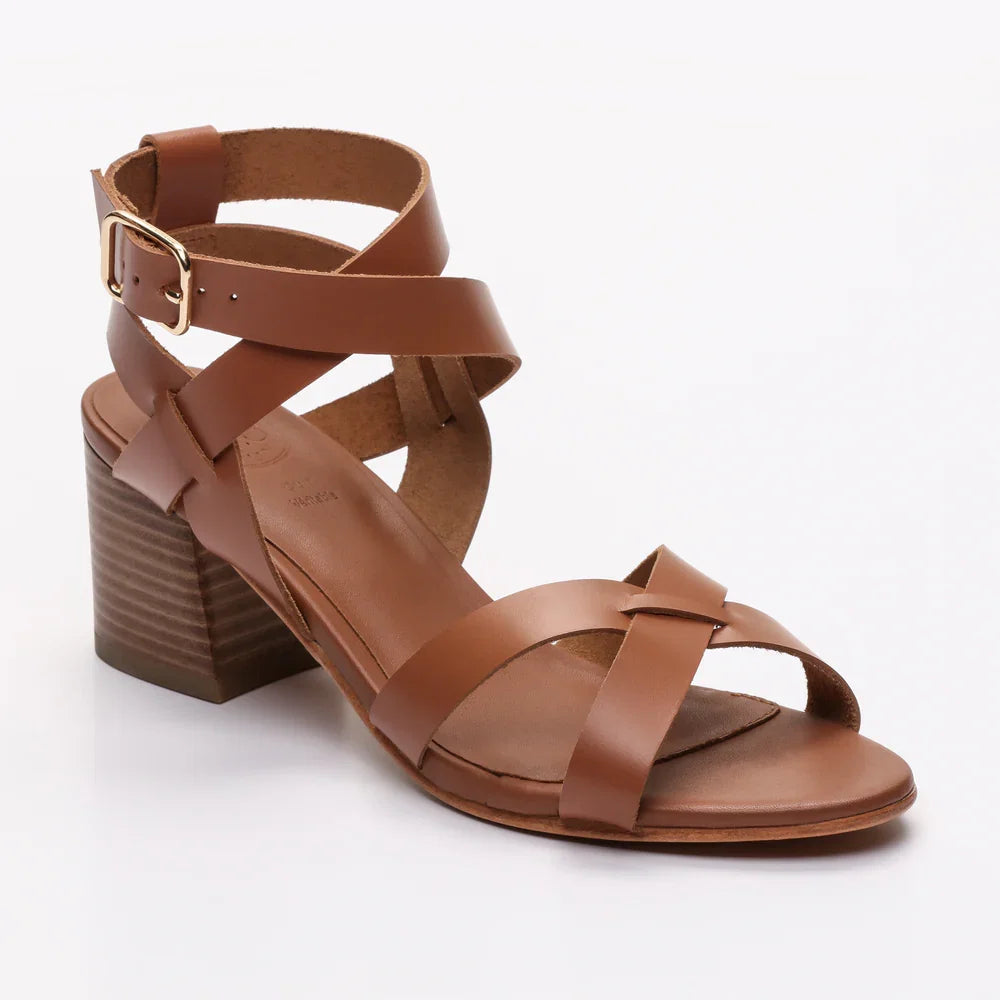 Sandales À Talons Anaba - Camel