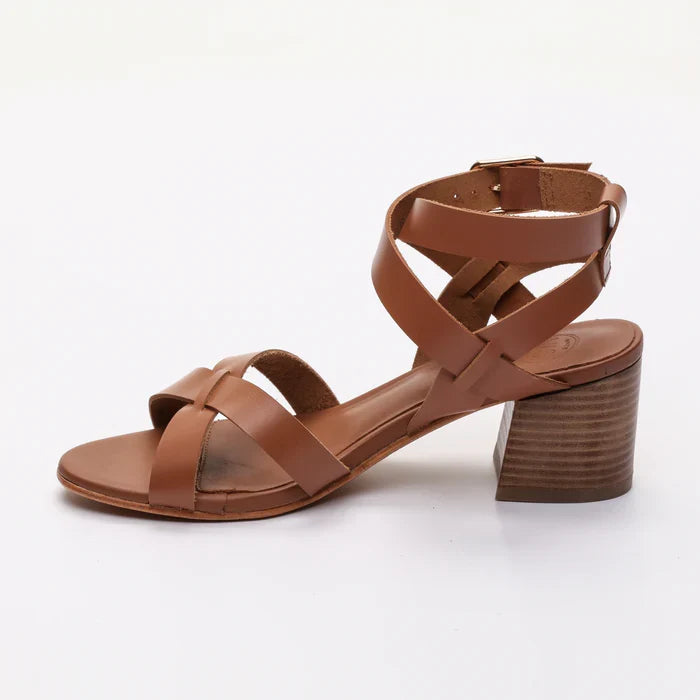 Sandales À Talons Anaba - Camel
