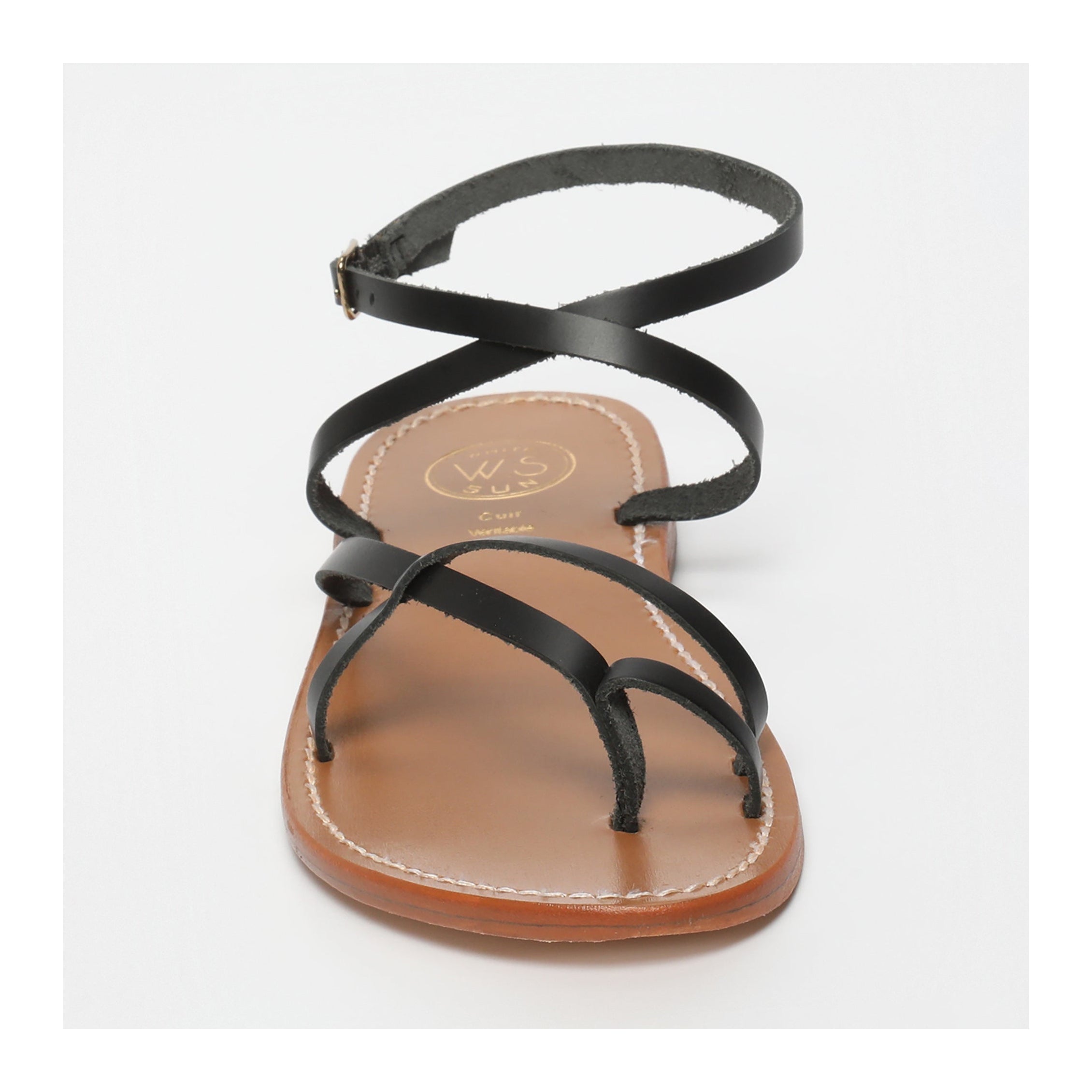 White Sun - Sandales Luna - Black Buff - Black