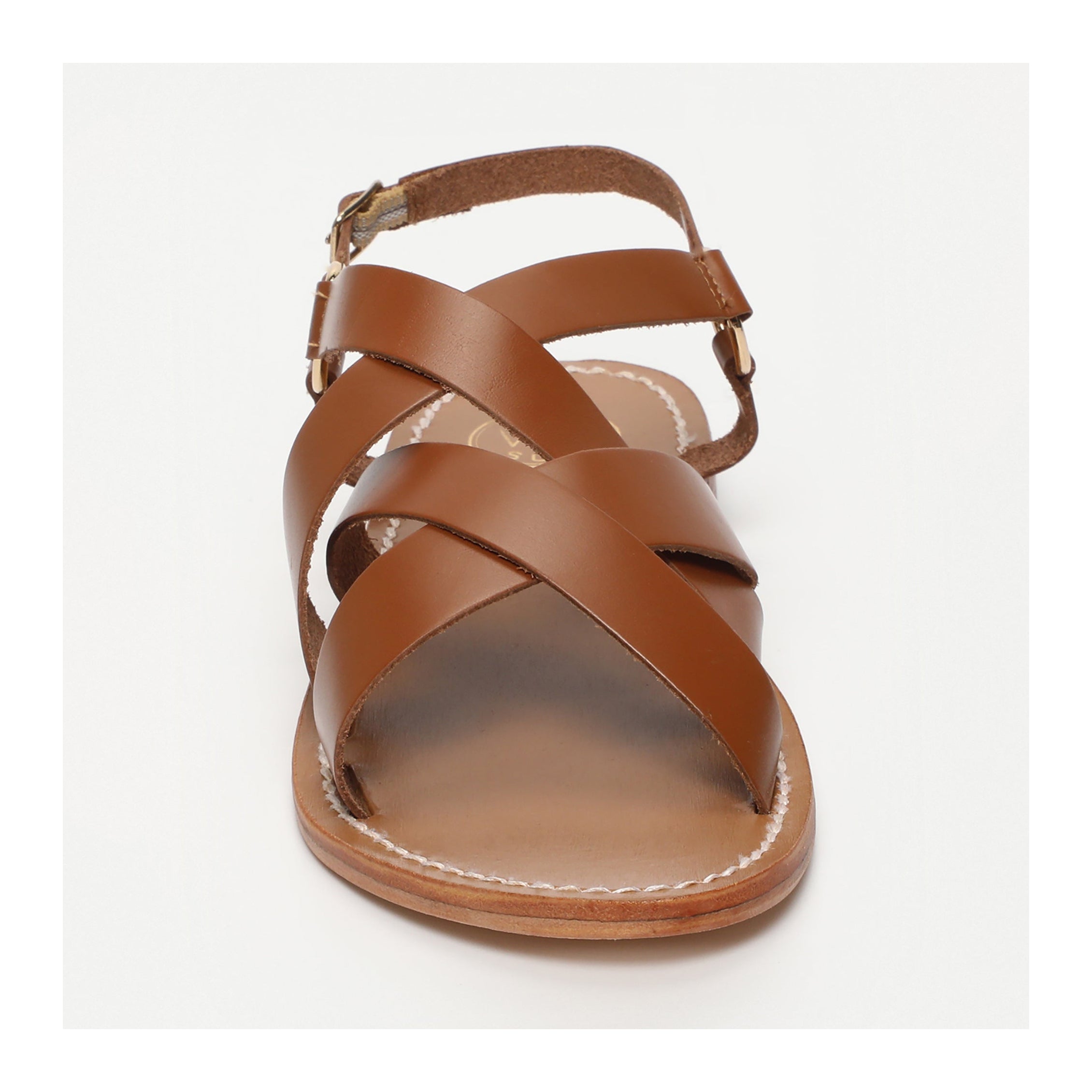 White Sun - Sandales Ella - Camel Buff - Camel