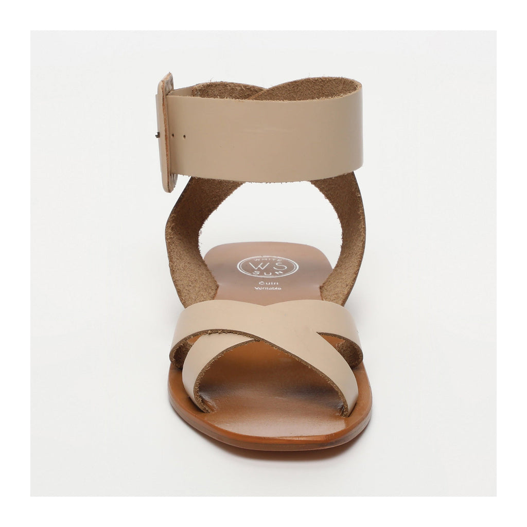 White Sun - Sandales Sofia - Nude Buff - Nude