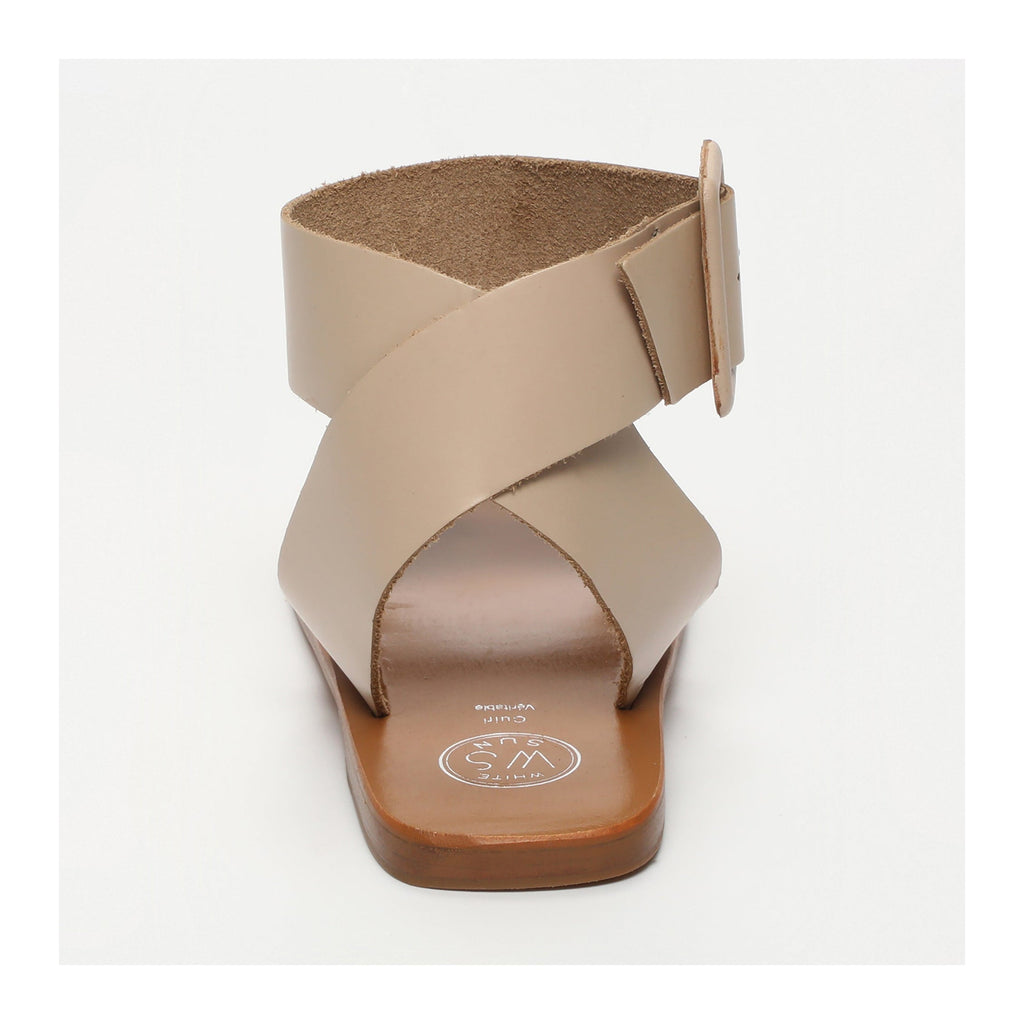 White Sun - Sandales Sofia - Nude Buff - Nude