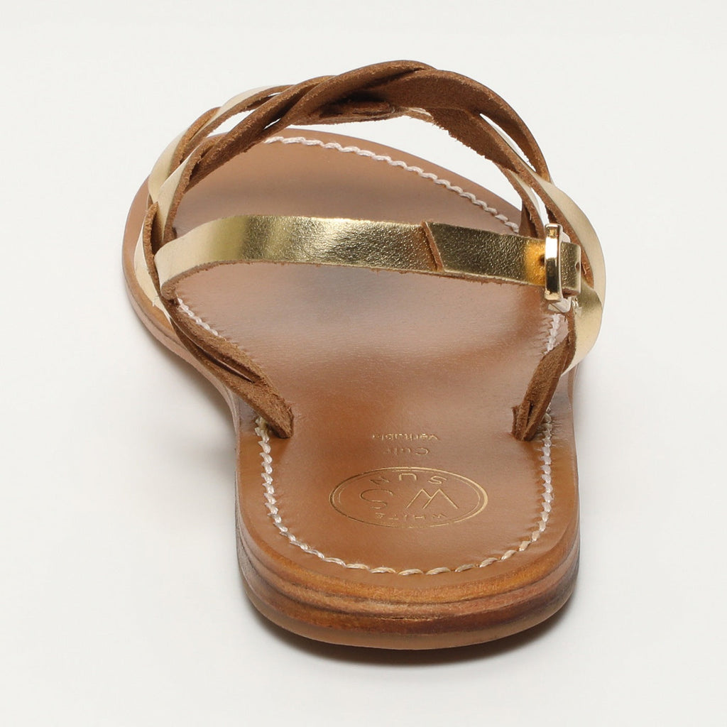 White Sun - Sandales Burke - Dark Gold Buff - Dark Gold