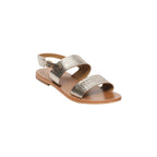 Sandales Diletta - Light Gold Croco