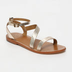 Sandales Xigala - Light Gold Croco