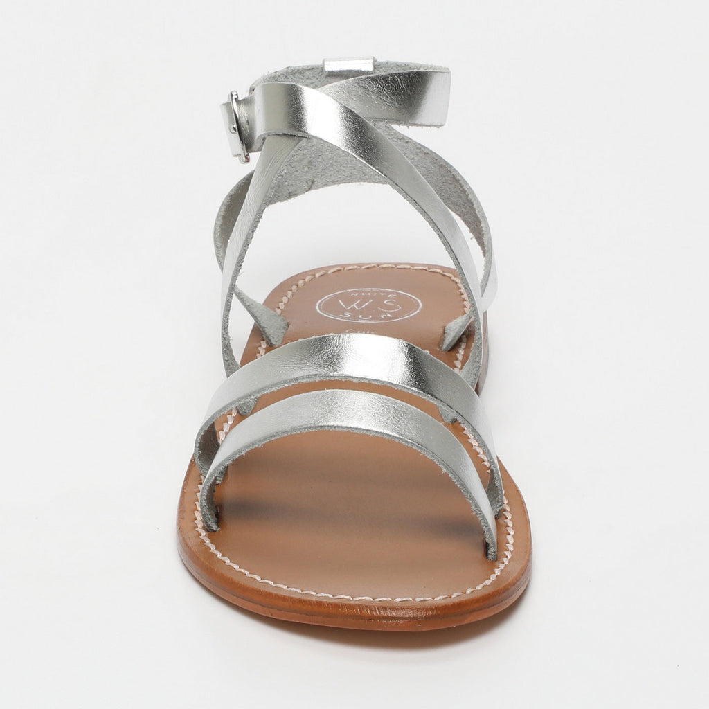 White Sun - Sandales Lesia - Silver Buff - Silver
