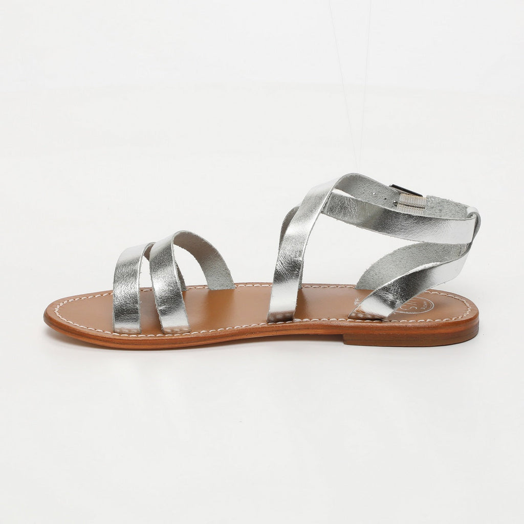White Sun - Sandales Lesia - Silver Buff - Silver