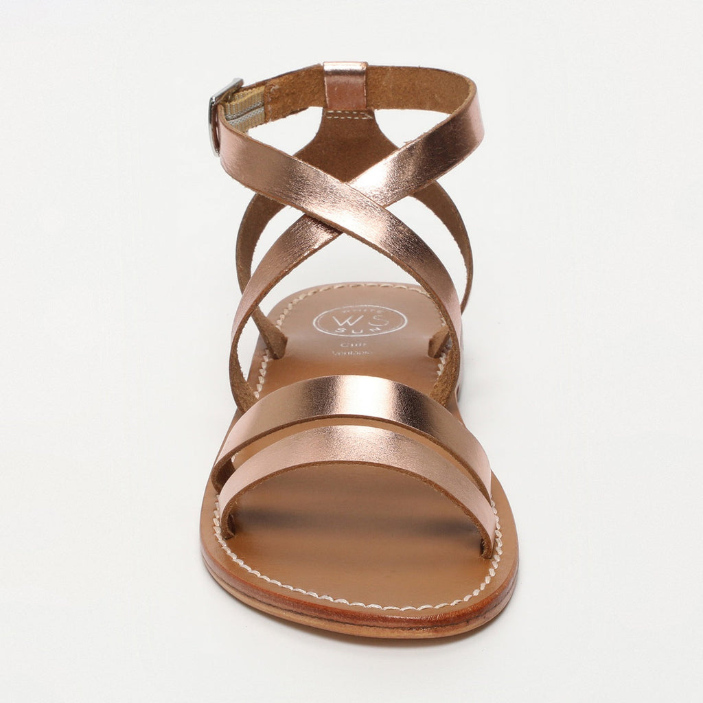White Sun - Sandales Lesia - Rosegold Buff - Rosegold