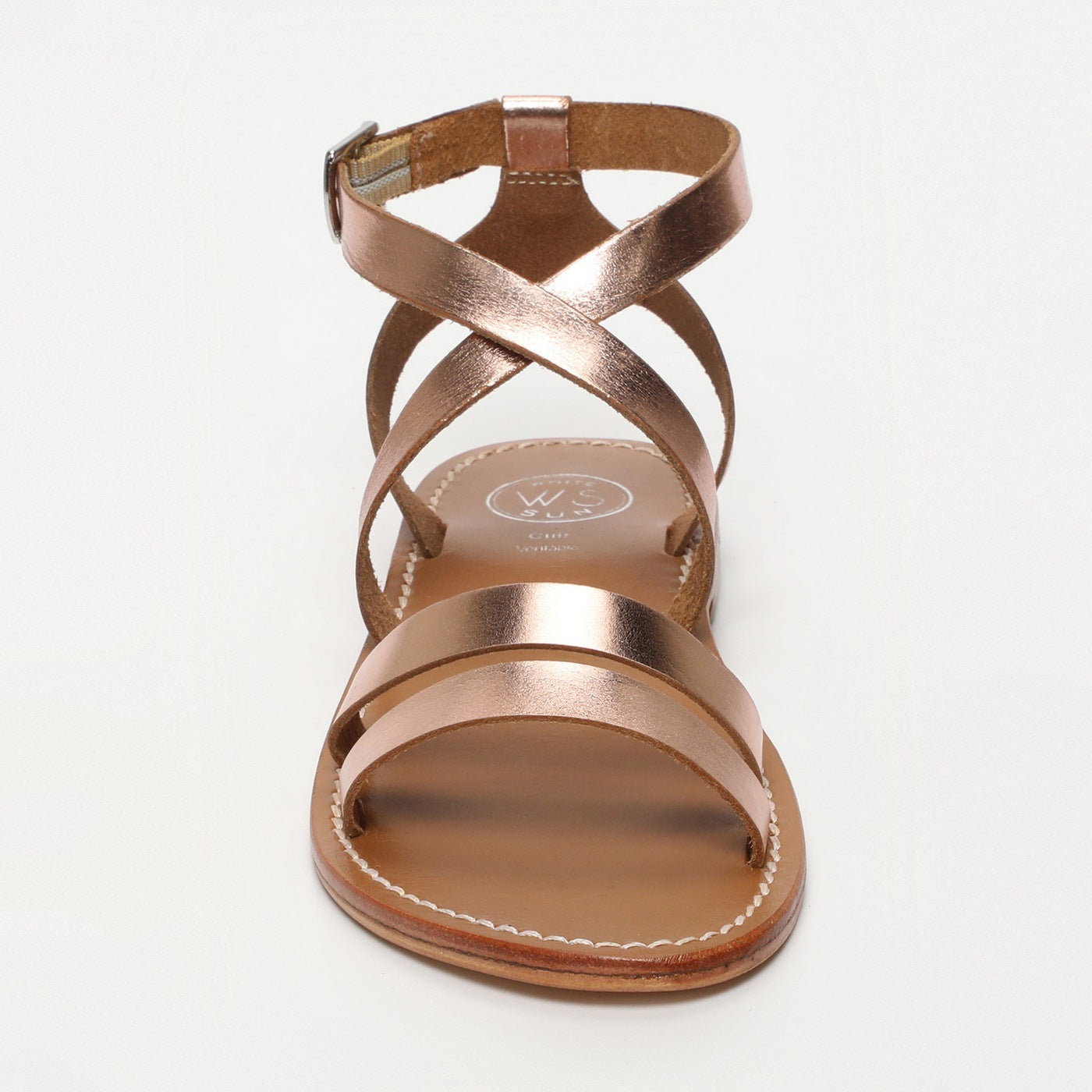 White Sun - Sandales Lesia - Rosegold Buff - Rosegold