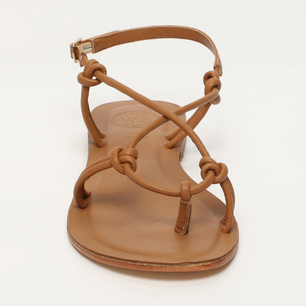 White Sun - Sandales Plates Alimer - Light Tan