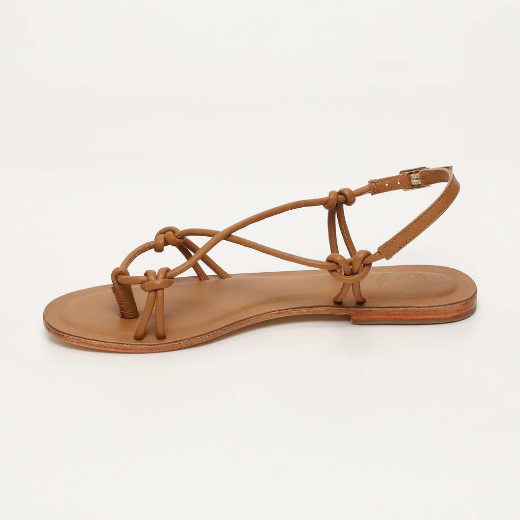 White Sun - Sandales Plates Alimer - Light Tan