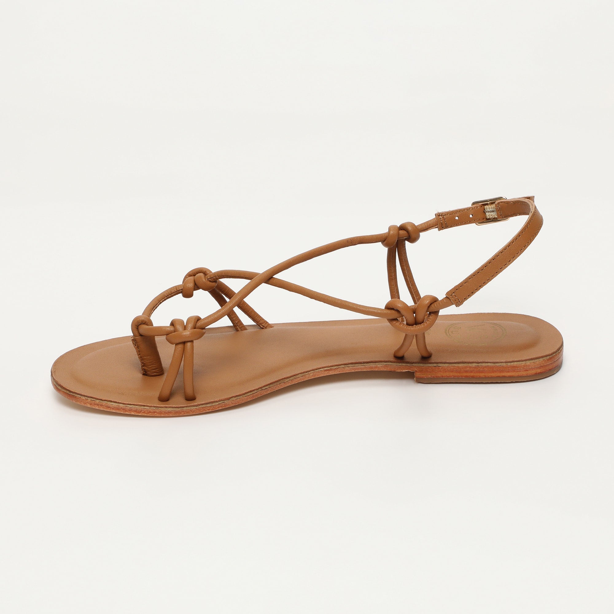 White Sun - Sandales Plates Alimer - Light Tan