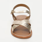 Sandales Eneya - Light Gold Croco