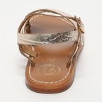 Sandales Eneya - Light Gold Croco