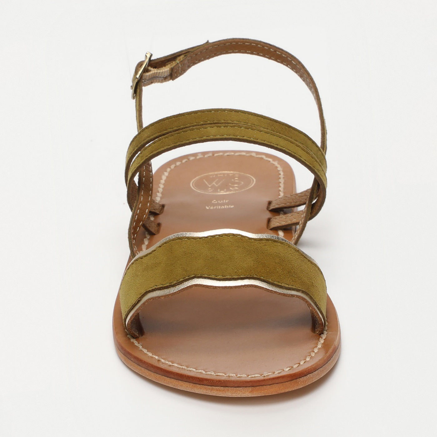 Sandales Bacis - Olive+Gold