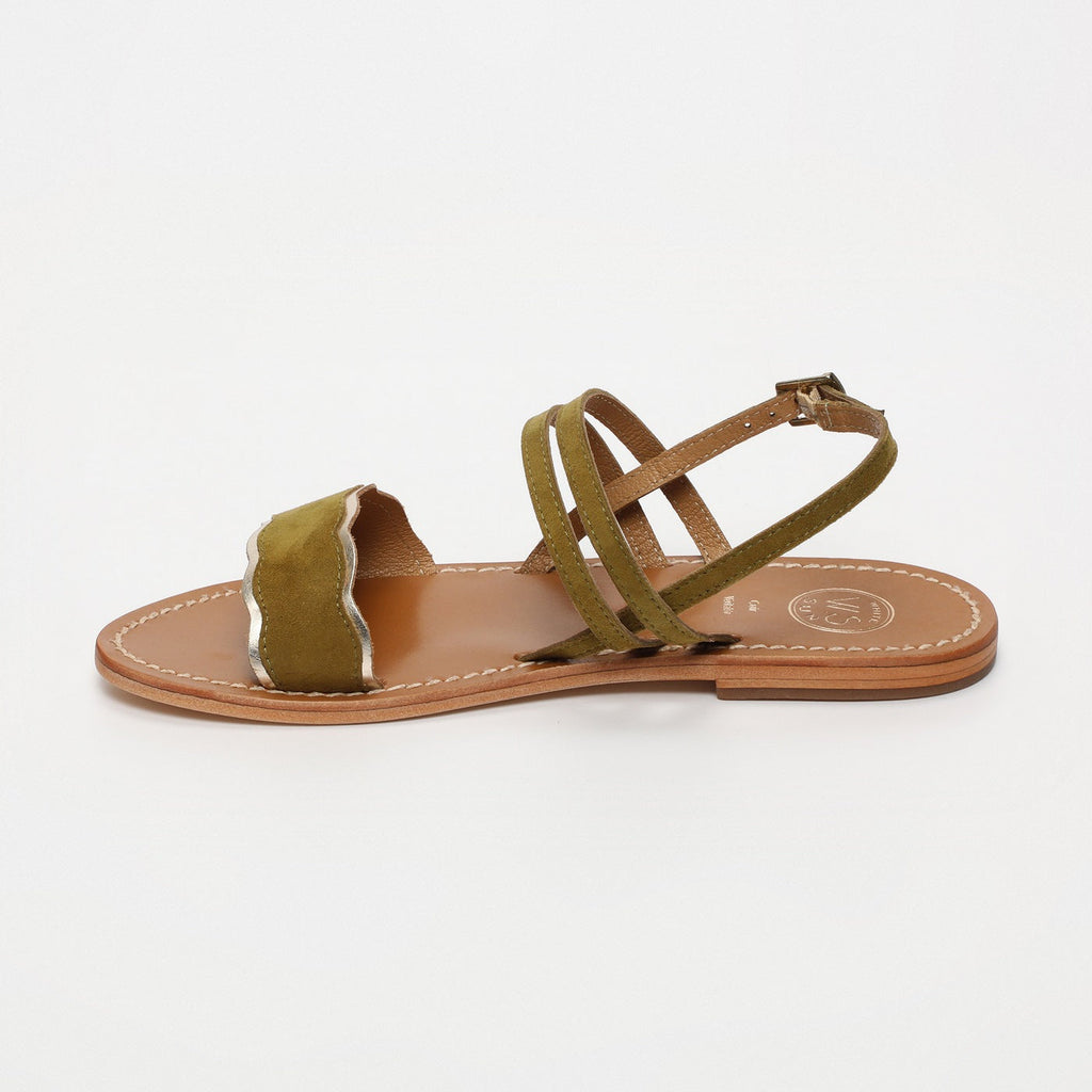 Sandales Bacis - Olive+Gold