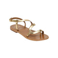 White Sun - Sandales Hoani - Goat Dark Gold - Doré