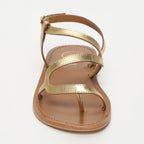 White Sun - Sandales Hoani - Goat Dark Gold - Doré