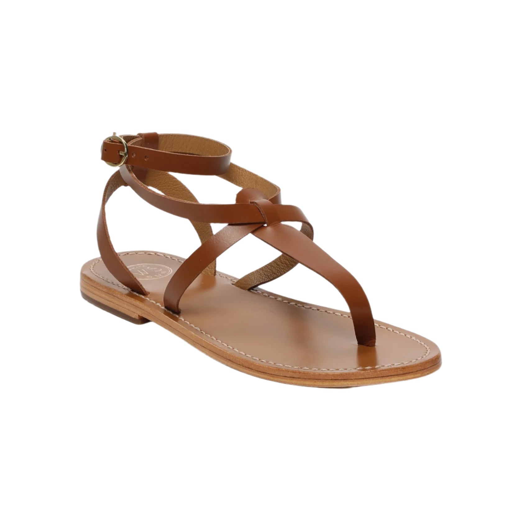 White Sun - Sandales Esther - Camel Buff - Camel
