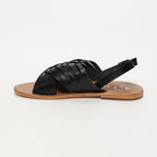 White Sun - Sandales Trinity - Black Buff - Black