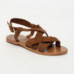 White Sun - Sandales Banita - Camel Goat Suede - Camel