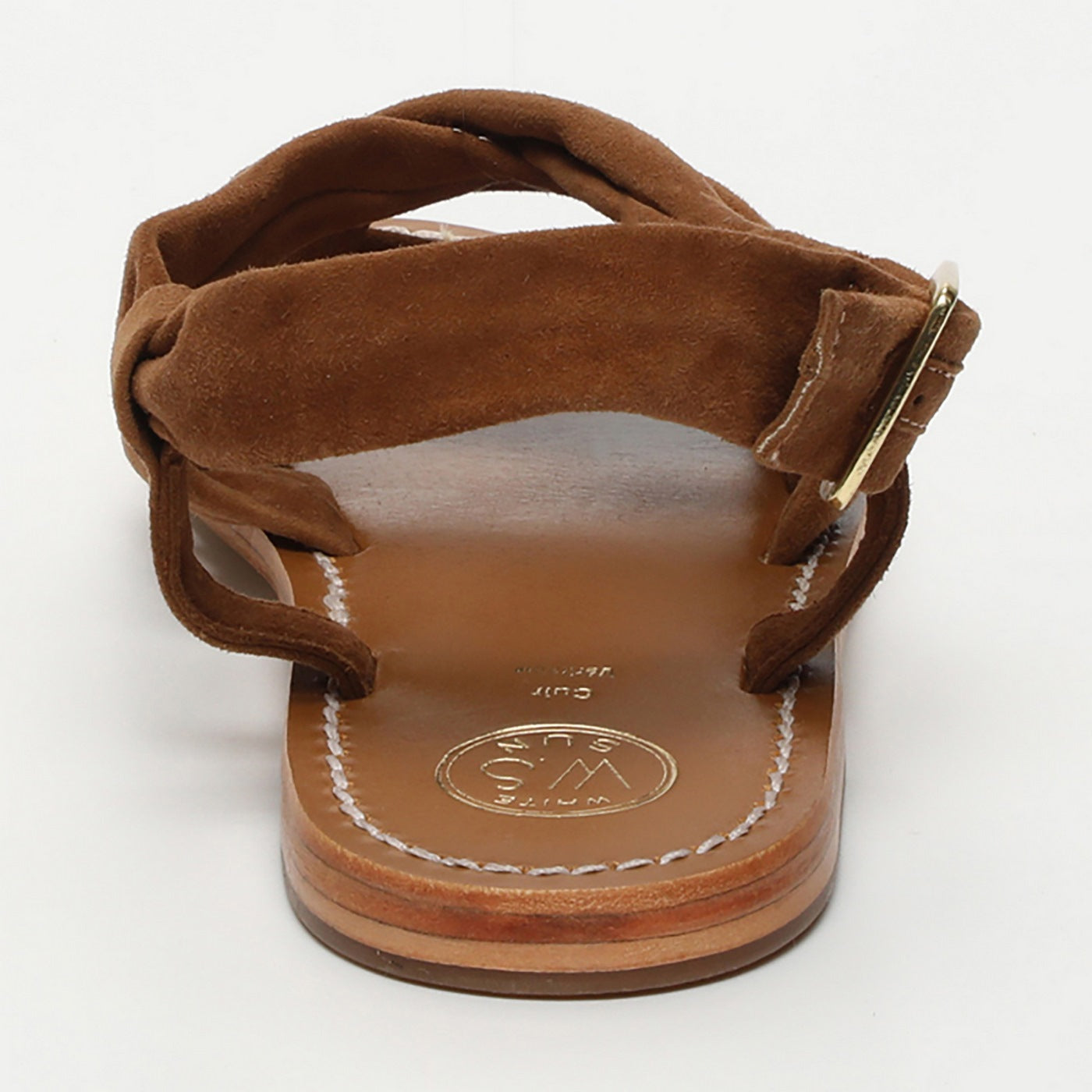 White Sun - Sandales Banita - Camel Goat Suede - Camel