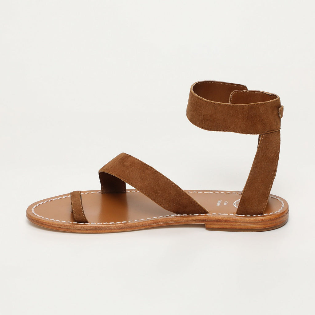 White Sun - Sandales Deeva - Camel Goat Suede - Camel