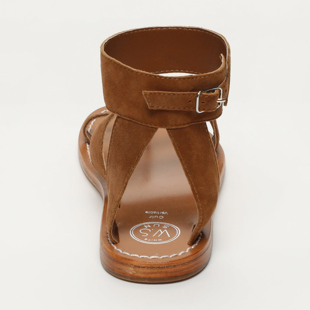 White Sun - Sandales Deeva - Camel Goat Suede - Camel