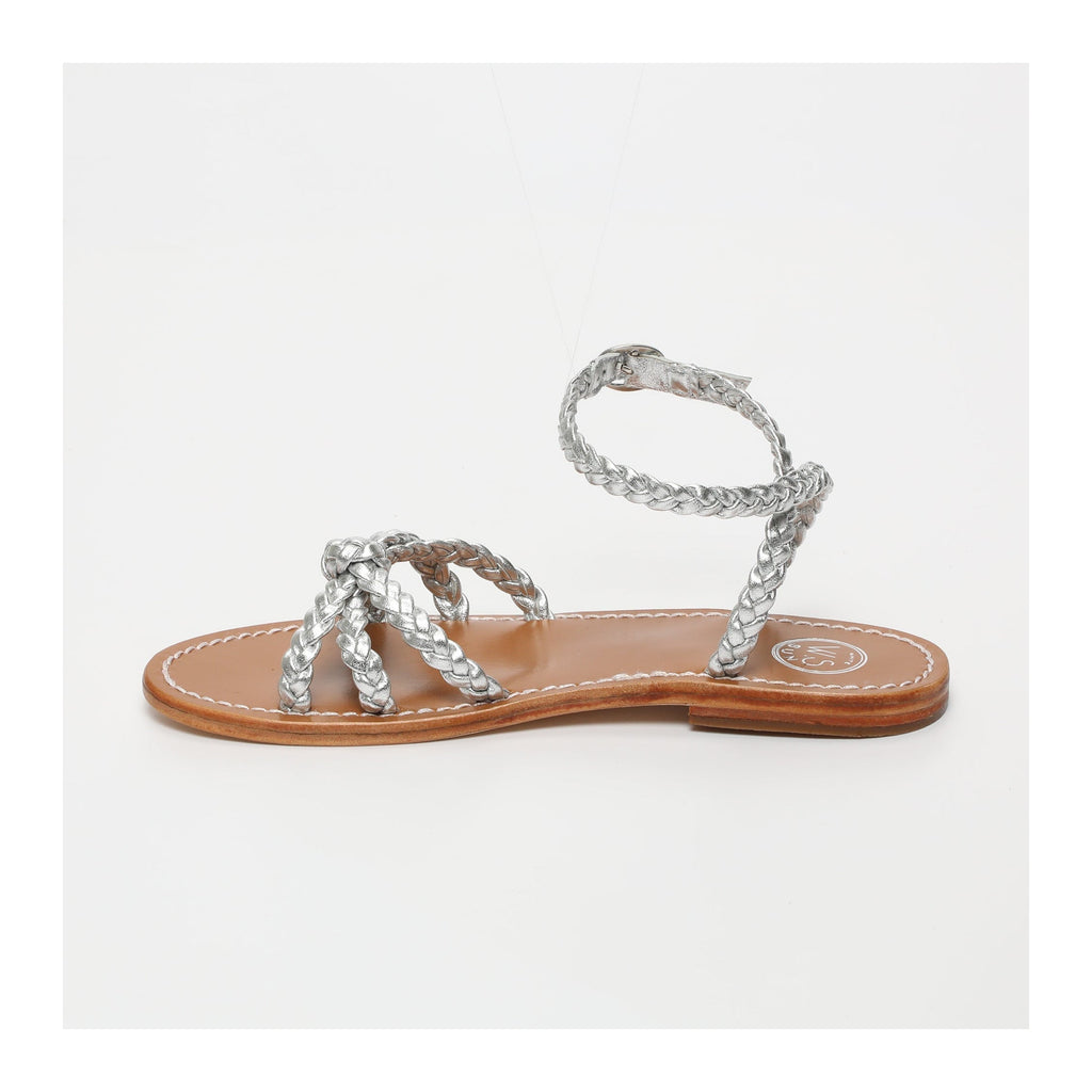 White Sun - Sandales Devalekha - Silver