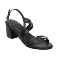 White Sun - Sandales Talon Kachi - Black Buff - Noir