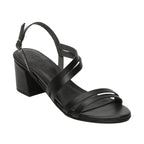 White Sun - Sandales Talon Kachi - Black Buff - Noir