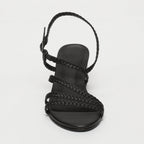 White Sun - Sandales A Talons Maha - Black